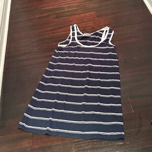 Medium bb Dakota blue white stripe dress